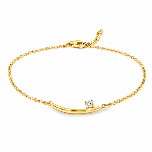 Signature Felicita Bracelet in yellow gold