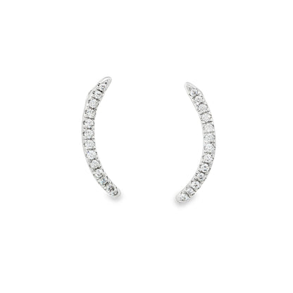Pavé Verana Earrings in sterling silver