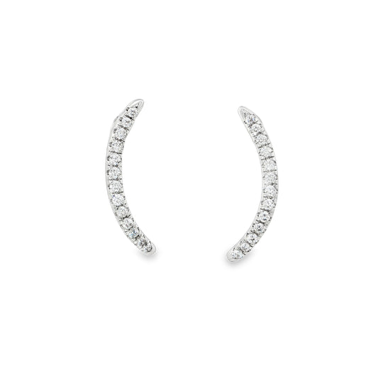 Pavé Verana Earrings in sterling silver