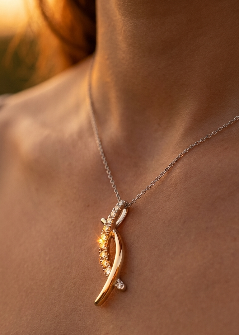 Intertwined Asciano Necklace
